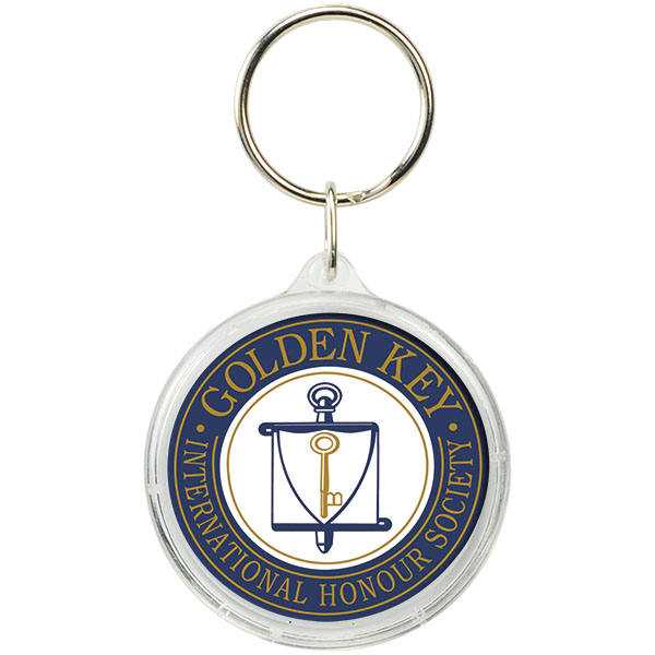 Round Crystal Keytag