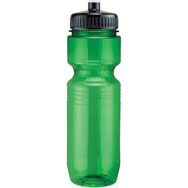 26oz Translucent Jogger Bottle with Push Pull Lid