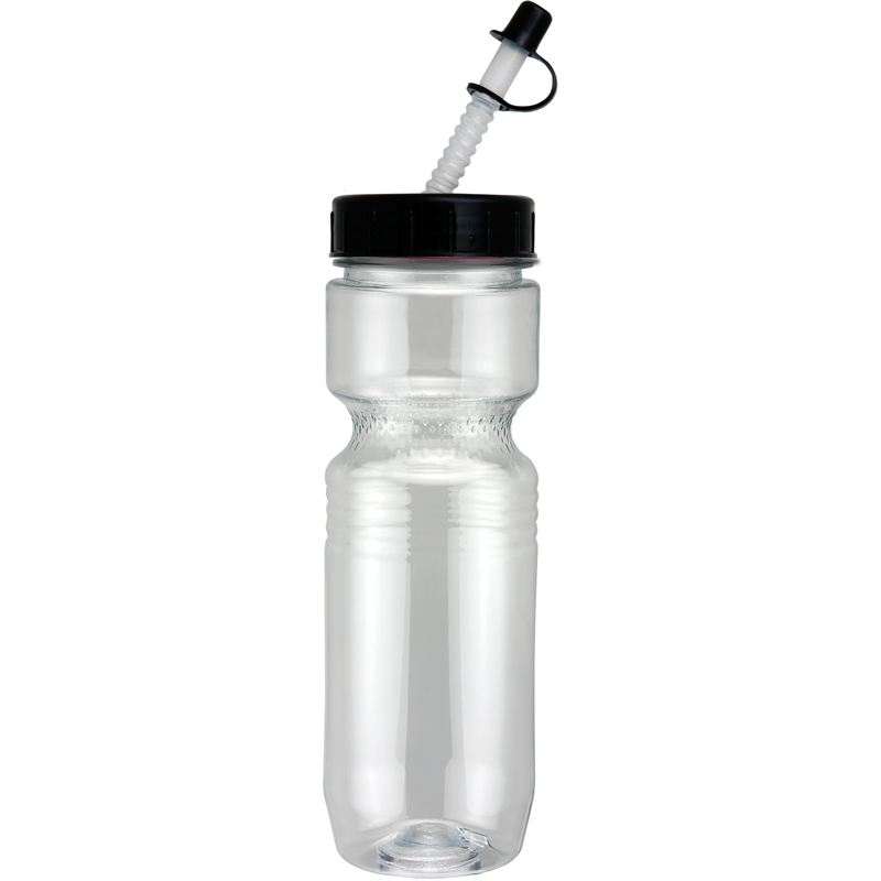 26Oz Translucent Jogger Bottle With Straw Tip Lid