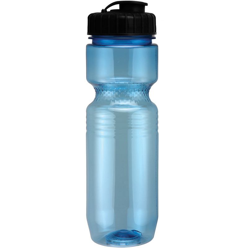 26oz Translucent Jogger Bottle with Flip Top Lid