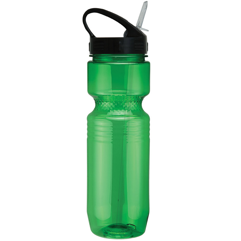 26oz Translucent Jogger Bottle with Sport Sip Lid & Straw