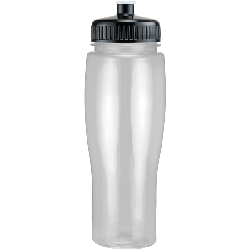 24Oz Translucent Contour Bottle With Push Pull Lid