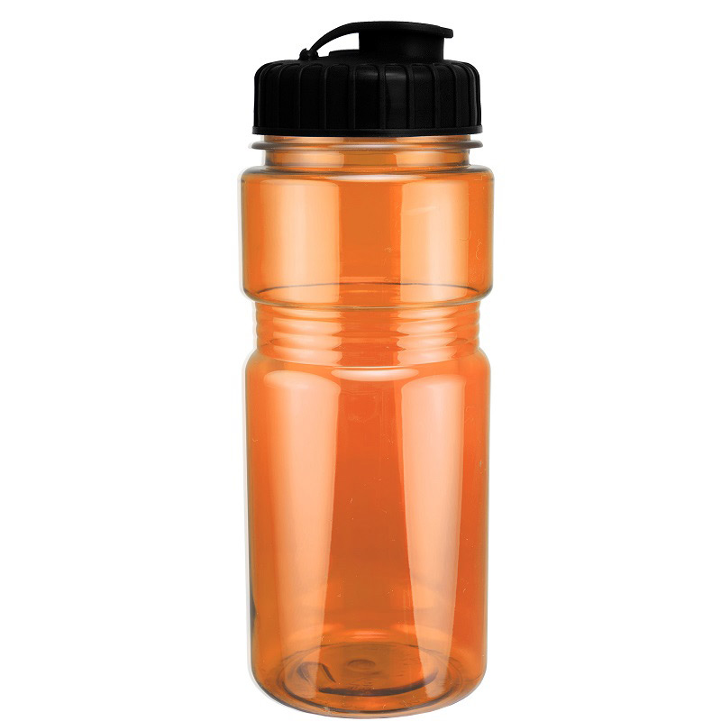 20Oz Translucent Recreation Bottle With Flip Top Lid