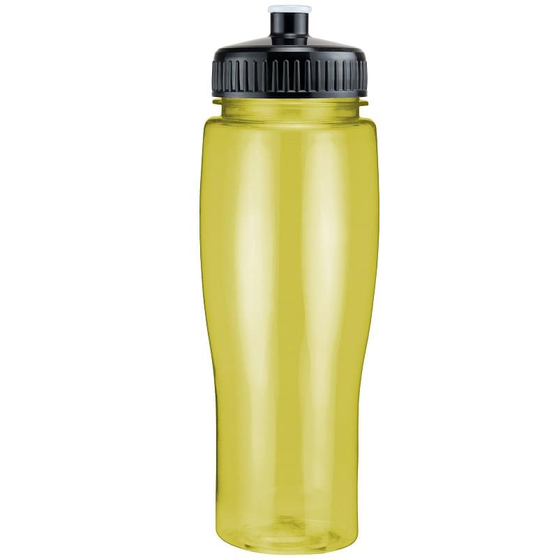 24oz Translucent Contour Bottle with Push Pull Lid