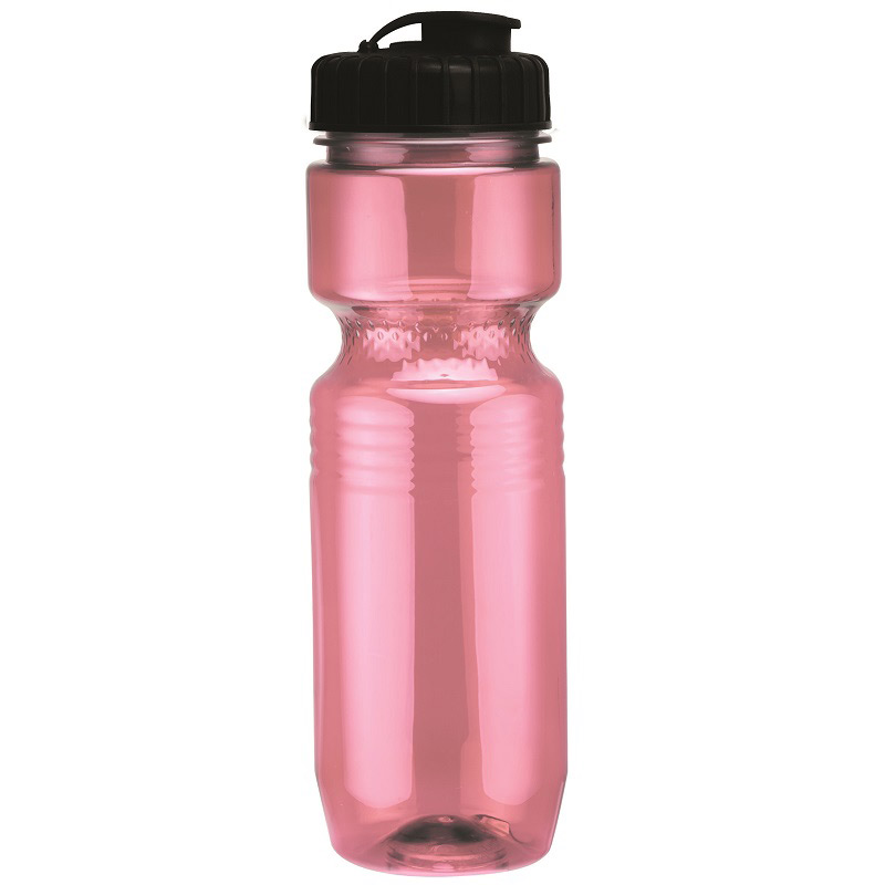 26oz Translucent Jogger Bottle with Flip Top Lid