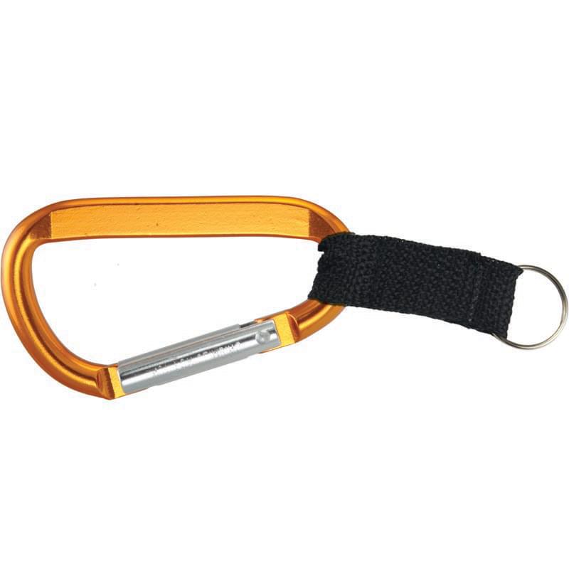 3" Large Carabiner with Web Strap