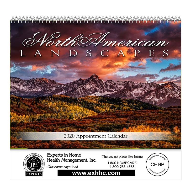 Landscapes Of North America Spiral Bound Wall Calendar Imperial