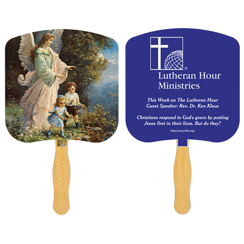 Guardian Angel Fan with one color imprint
