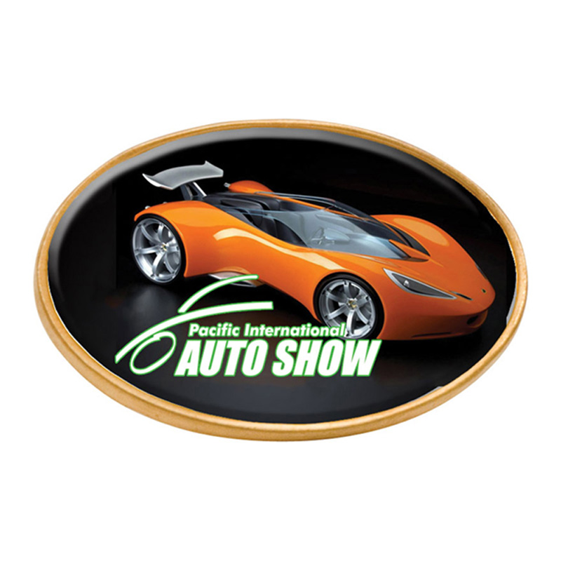 Oval Domed Lapel Pin