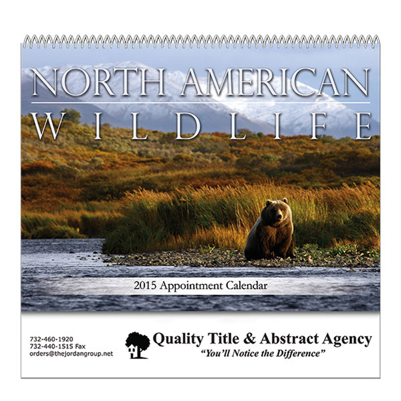 North American Wildlife Spiral Bound Wall Calendar