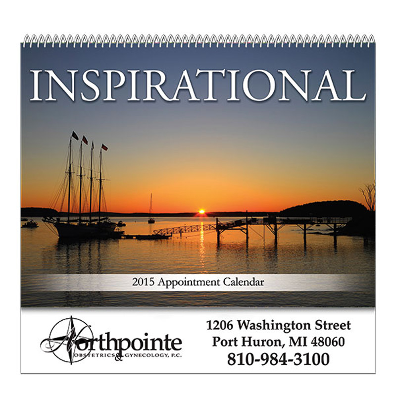 Inspirational Spiral Bound Wall Calendar
