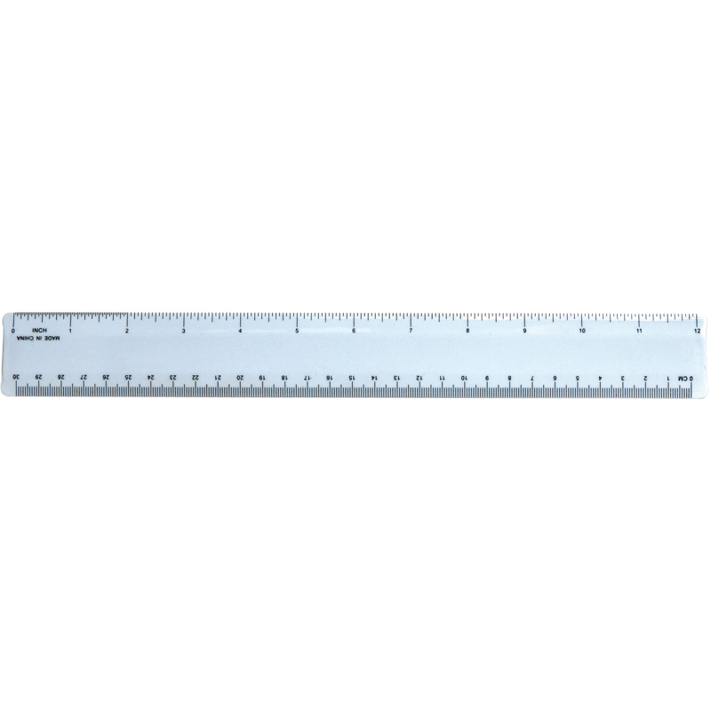 Standard 12 inch Ruler with Four Color Process Imprint