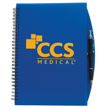 5"x7" 70 Sheet Poly Journal with Pen