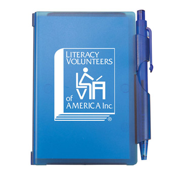Hard Cover Notepad with Pen