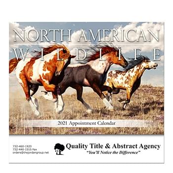 North American Wildlife Stapled Wall Calendar